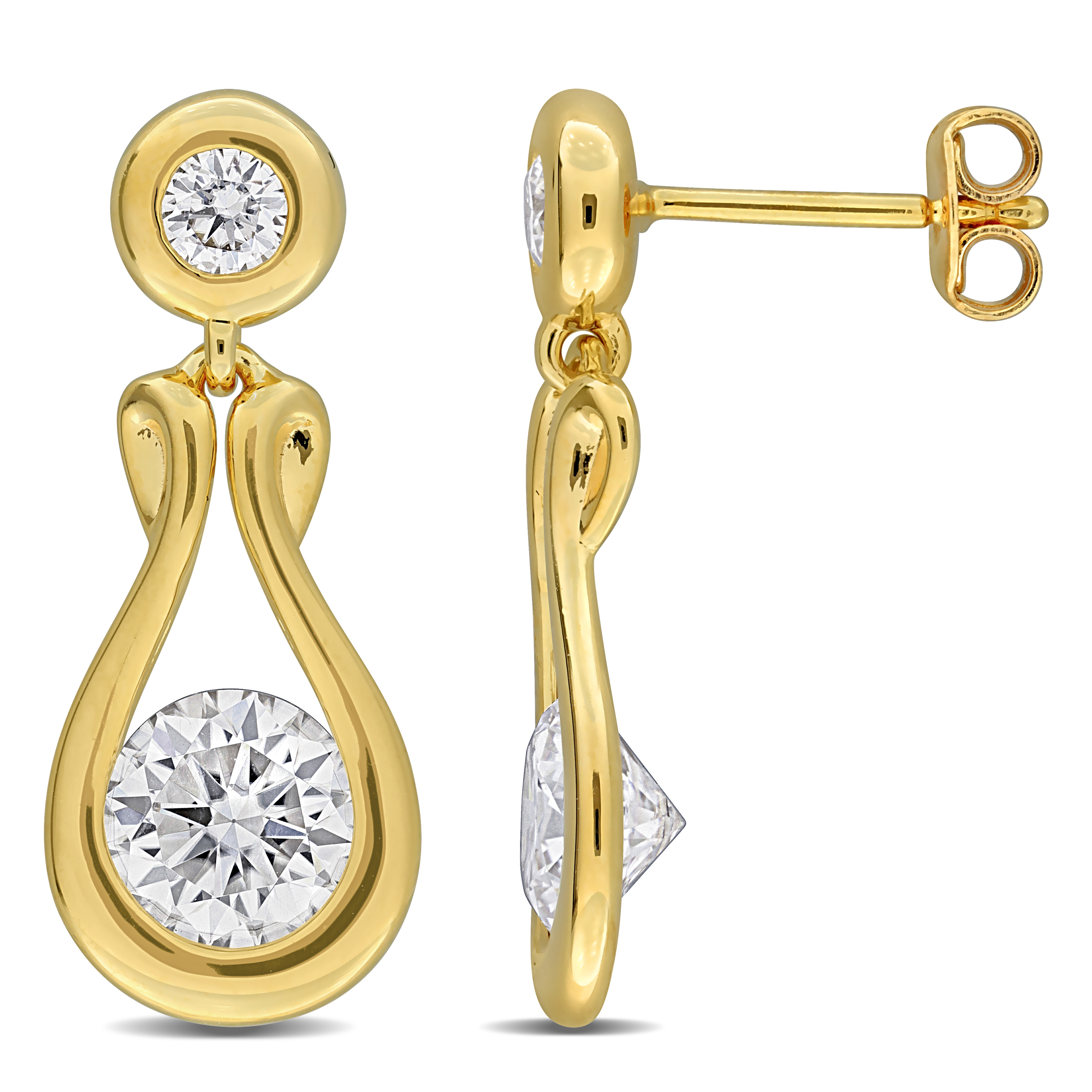 Angel & Devil Reversible Diamond Earrings - .20CTW - Y8FW23J2