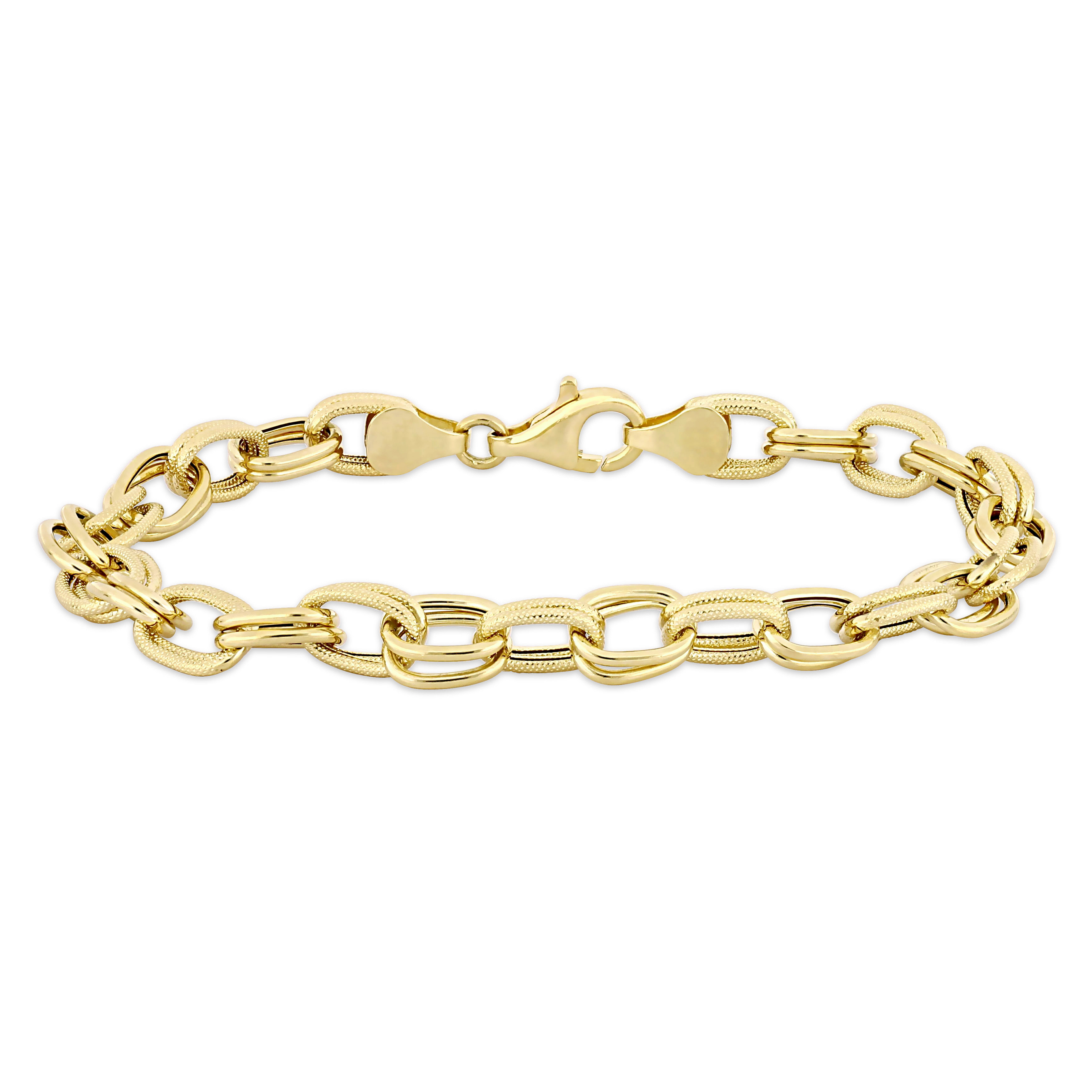 Oval Link Bracelet in 14K Yellow Gold (6.7 mm/ 7.75 Inch)