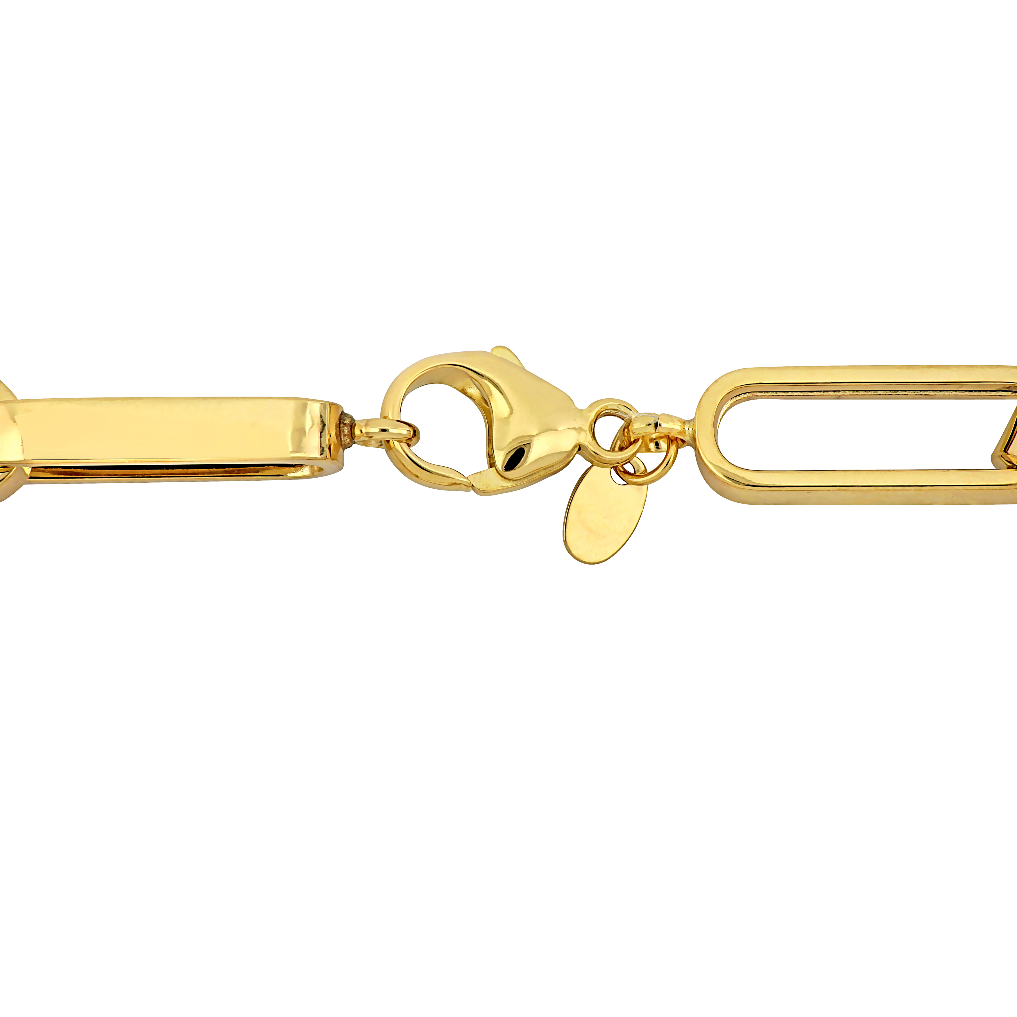 Alternate Link Bracelet in 14k Yellow Gold - 8 in.