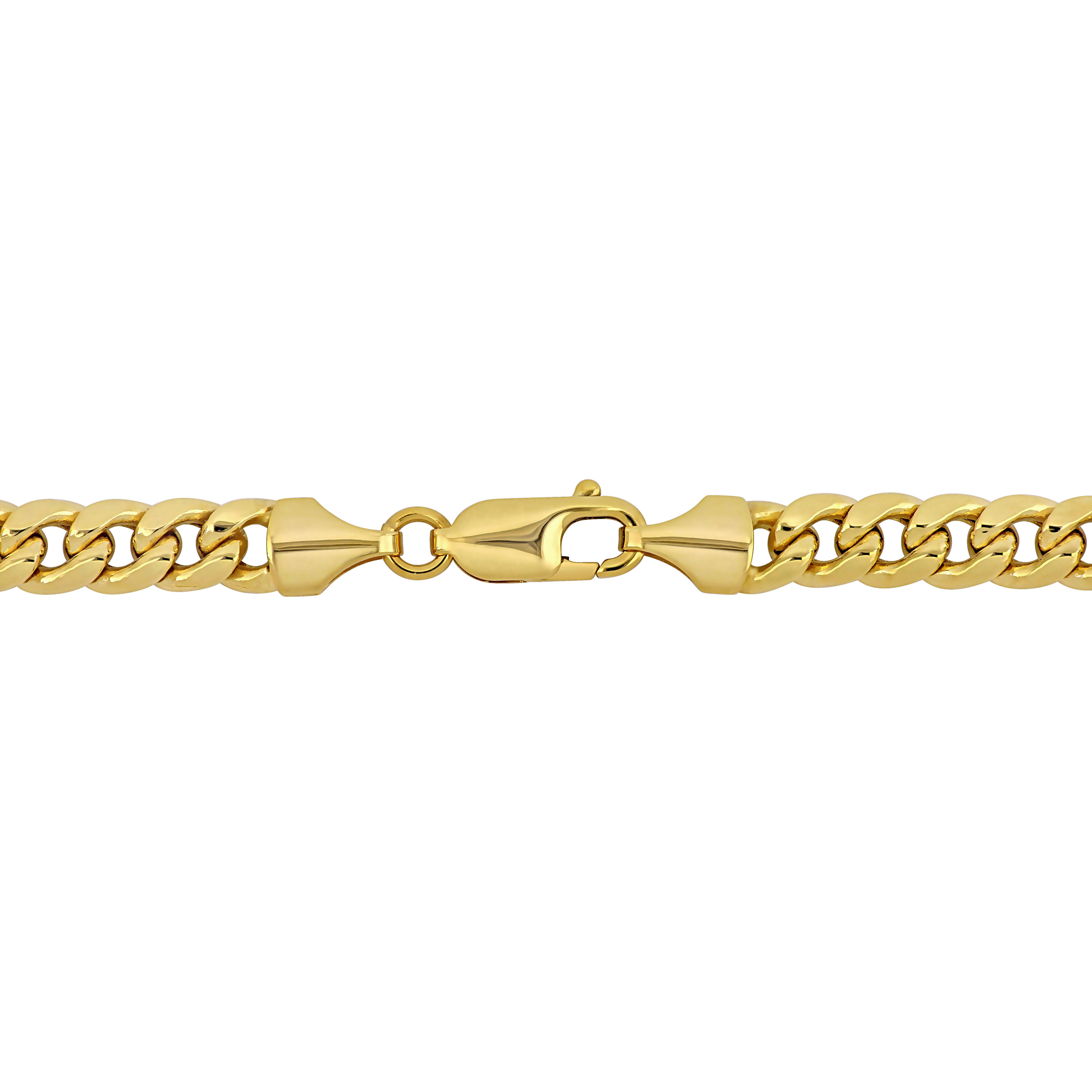 6.15mm Miami Cuban Link Chain Bracelet in 10k Yellow Gold - 9 in.