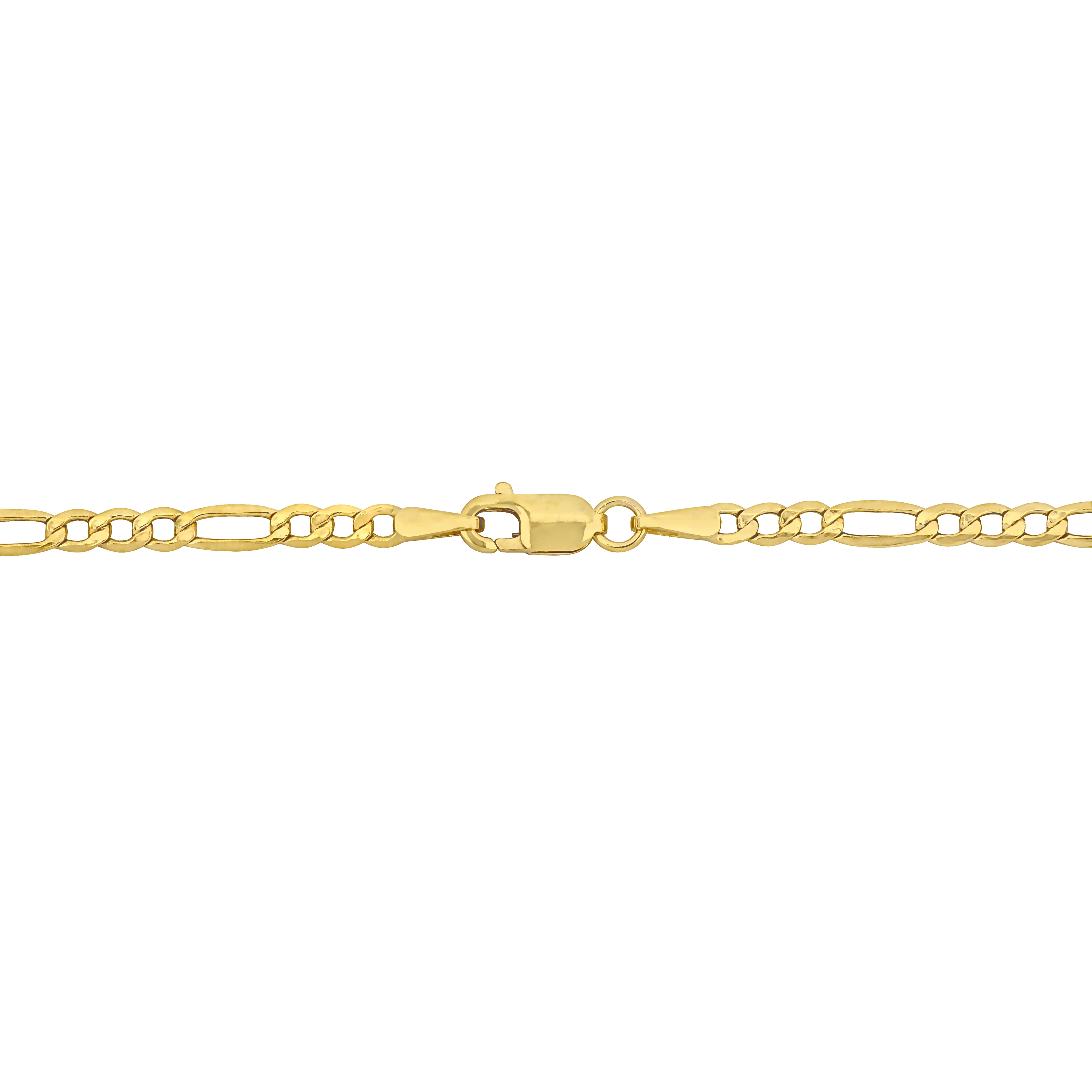 2.5mm Figaro Bracelet in 10k Yellow Gold - 9 in.