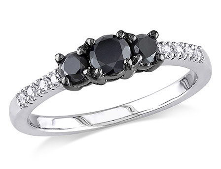 ★SENTIMENTS★ NO.613 [BLACK] RING Vintage Black Onyx Wedding Ring Sterling Silver Ring