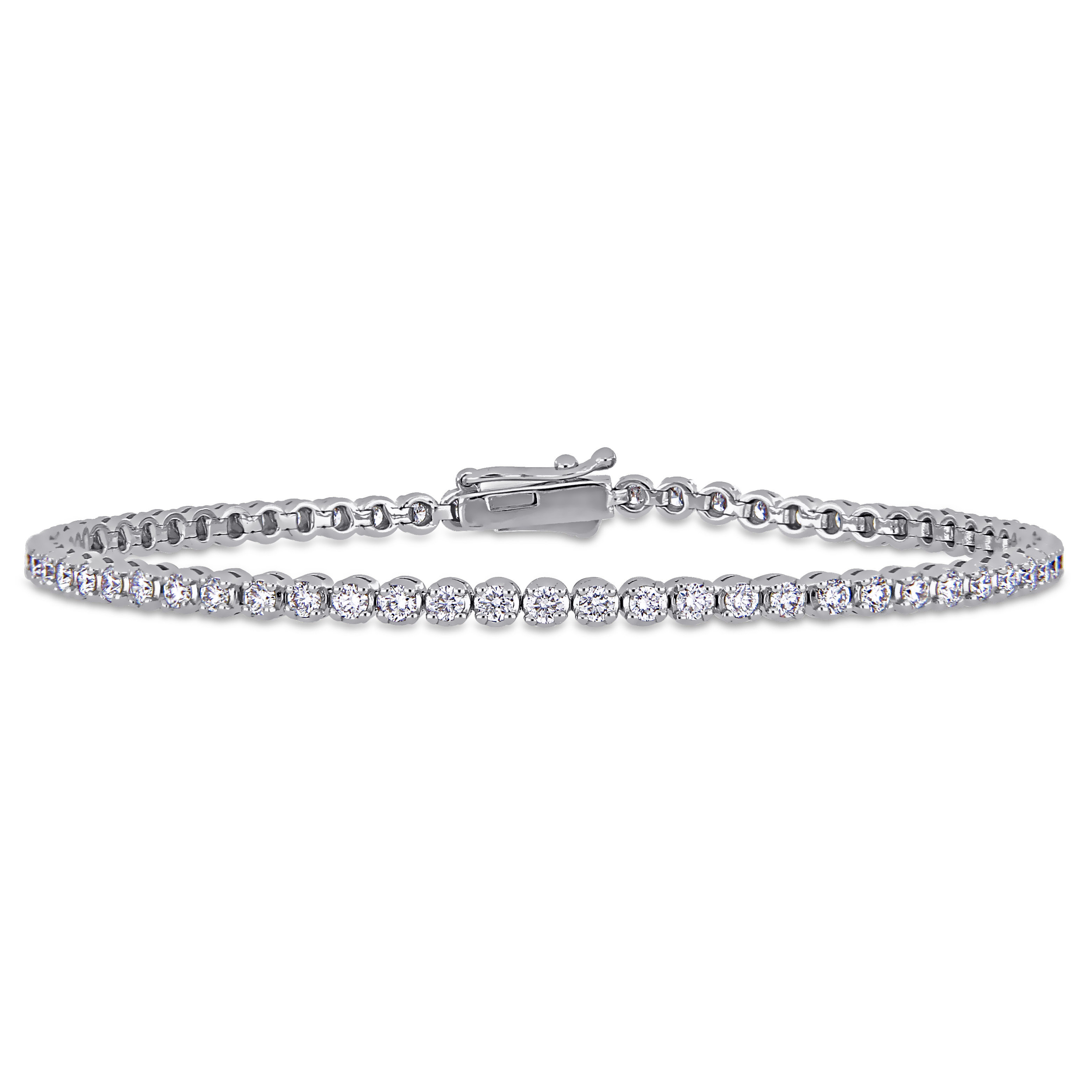 2 1/4 CT TW Diamond Tennis Bracelet in 14K White Gold