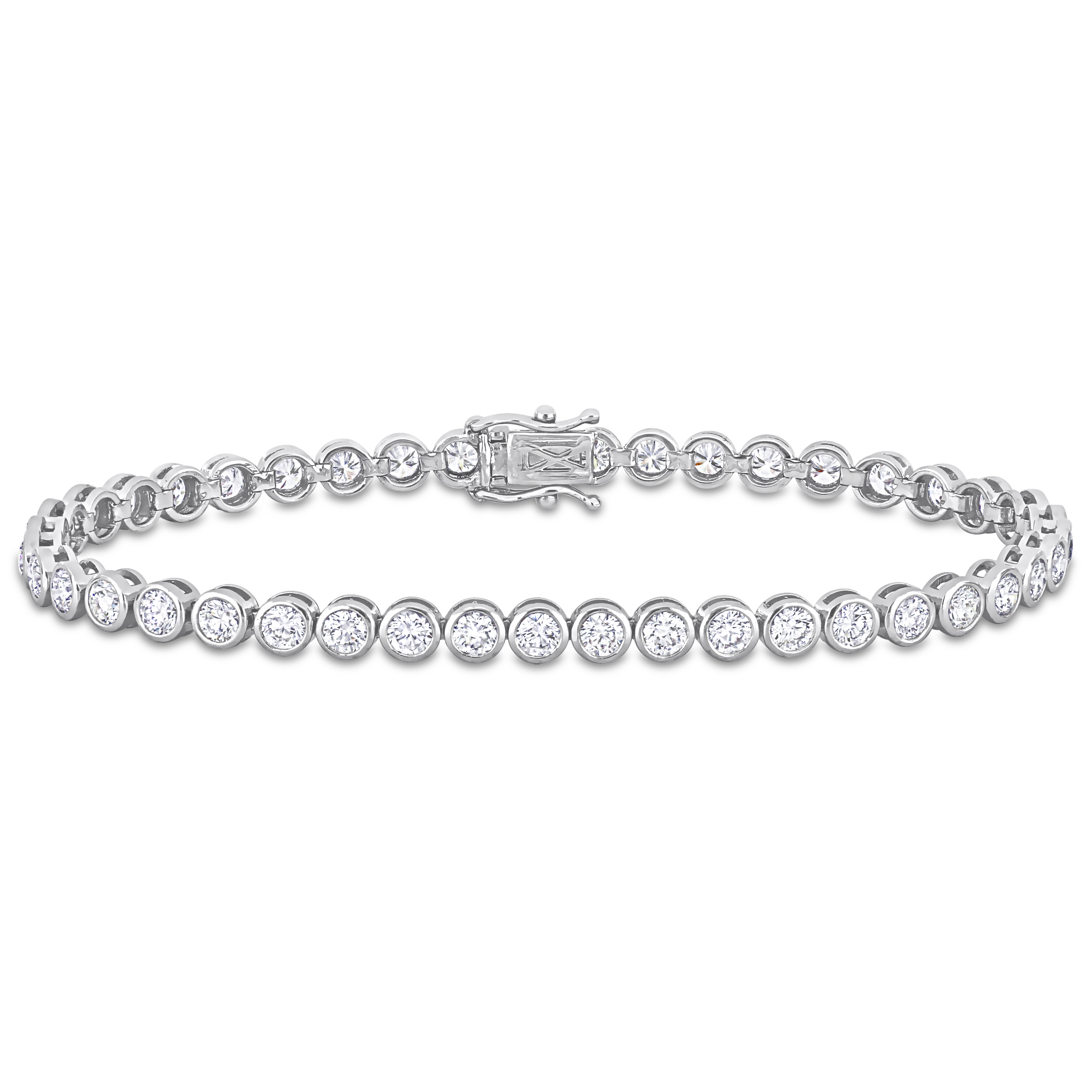 4 1/2 CT TW Diamond Tennis Bracelet in 14K White Gold - 7 in.