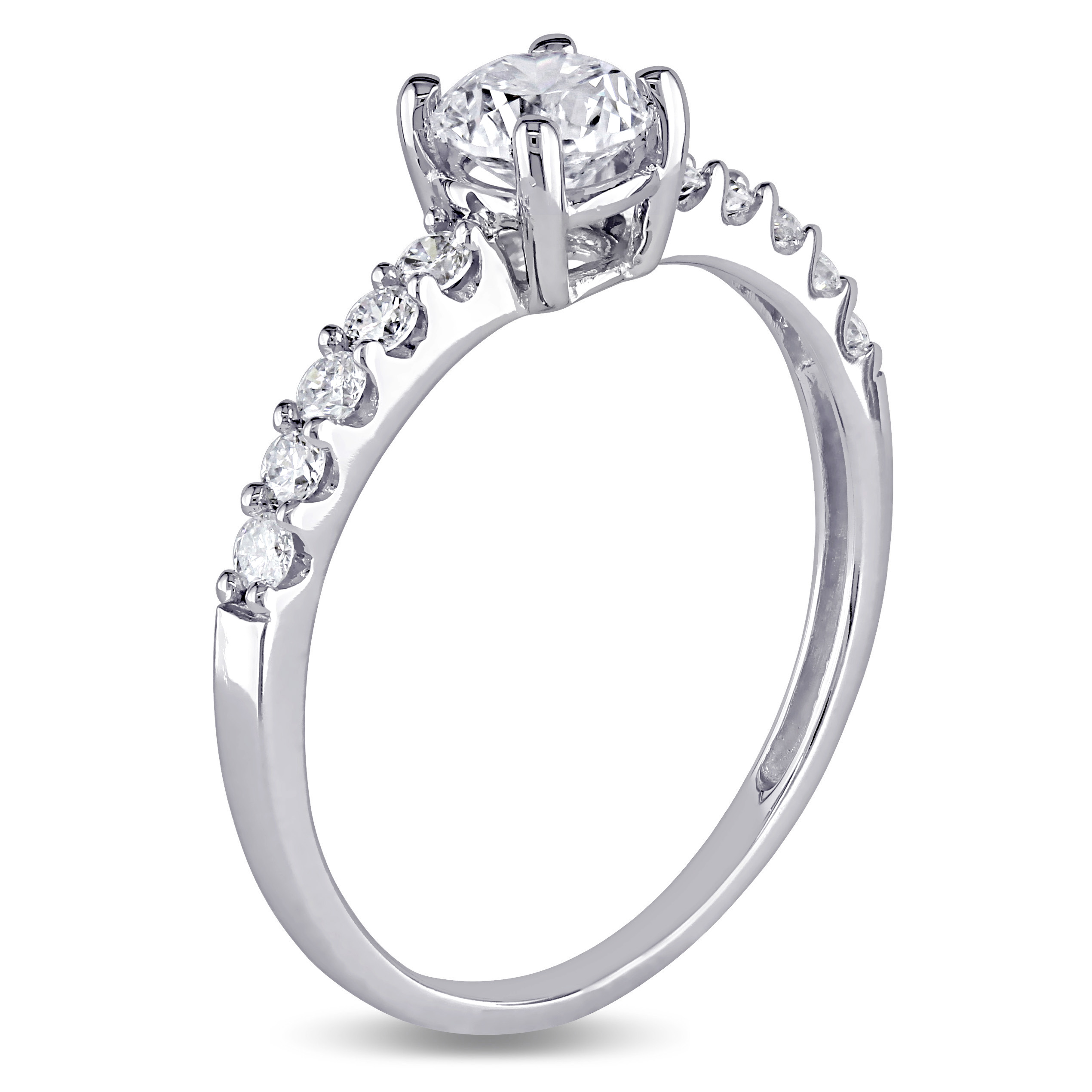 3/4 CT TW Diamond Engagement Ring in 14k White Gold